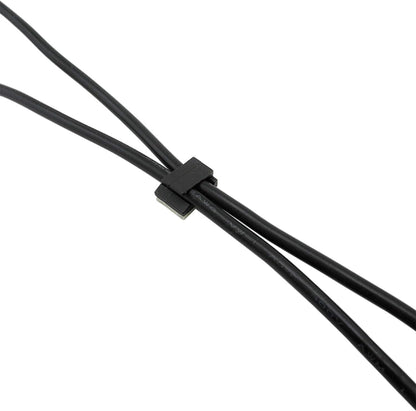 Mini Self Adhesive Car Cable Ties Mounts Holder Adhesive Car Charging Cable Clips Camera/GPS Power Cord Wire Management Used with Car/Motor/Office/Home(20PCS)