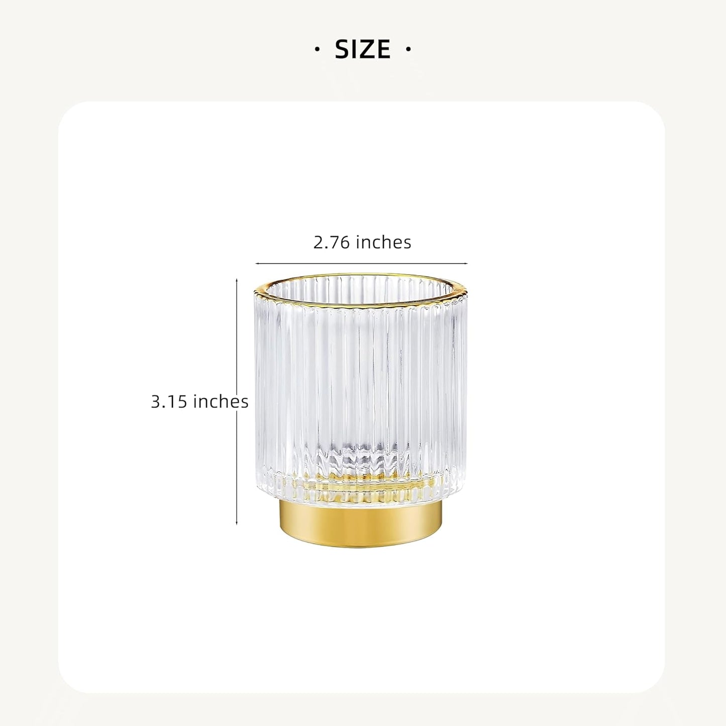 Makeup Brush Holder Organizer,Toothbrush Holders,Desk Pen Pencil Holder,Multifunctional Vintage Glass Brush Cup（L/Green/A3-6-US）