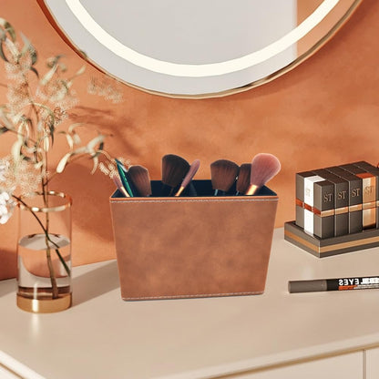 Pen Holder for Desk Pencil Organizer Cute Cup Holders Aesthetic (Black, 3.94" x3.15" x3.15")