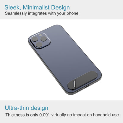 OCEANLOVE Kickstand for Phone and Case, Adhesive iPhone Stand Ultra-Slim Kick Stand,Metal, Adjustable Angle, for iPhone16/15/14/13/12&MiniPlusProMax Samsung S22/S21 and Mostly Phone