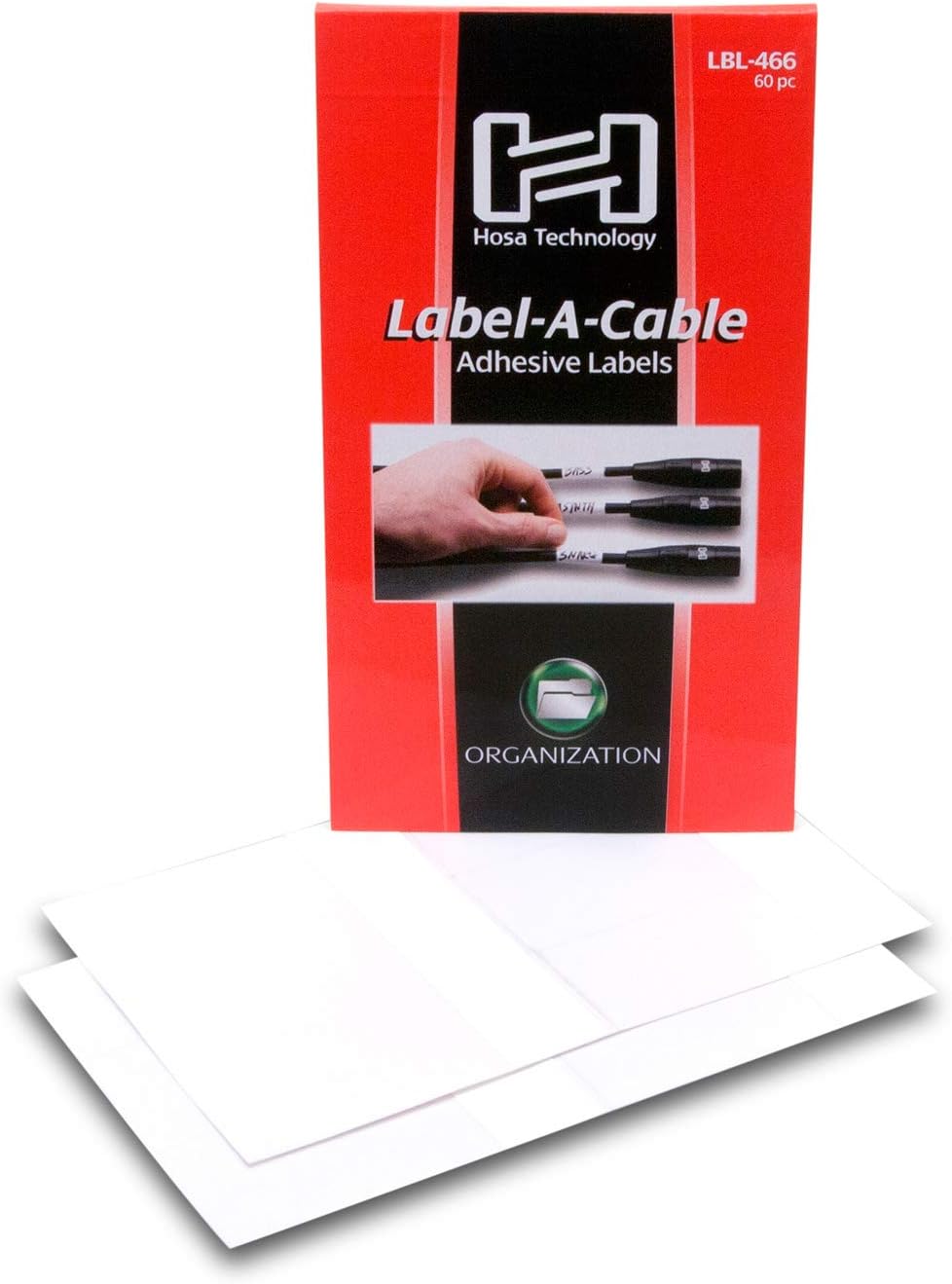 Hosa LBL-466 Label-A-Cable Cable Labels, 60 pieces