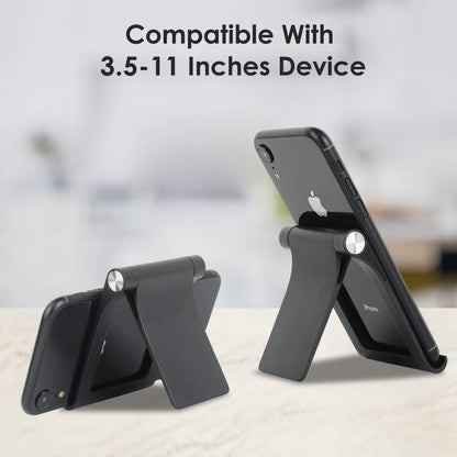 Cell Phone Stand Holder Multi-Angle Adjustable Phone Desk Stand Tablet Holder for iPhone 17 16 15 14 13 12 11 Pro Max XS XR 8 Plus 6 7 Galaxy S22 S21 S20 S10 S9 Edge Android Smartphone