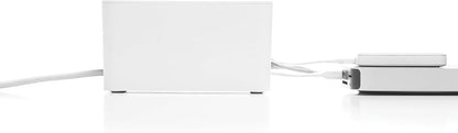 Bluelounge CableBox Mini Cable Management with Small Surge Protector, Black (CBM-BL)