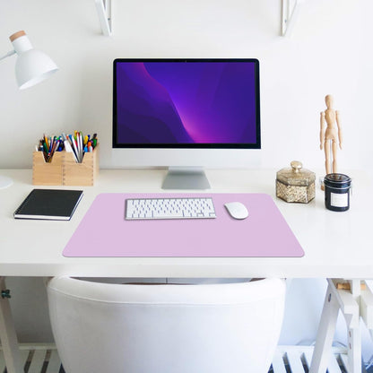 Mouse Pad and Keyboard Wrist Rest, 3-in-1 Large Keyboard and Mouse Pad Set, Ergonomic Wrist Rest for Computer Keyboards, Non-Slip Desk Mat Protector for Women (Purple Pink, 31.5" X 15.7")