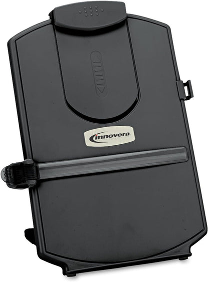 Innovera Desktop Copyholder, Monitor Mount, Black