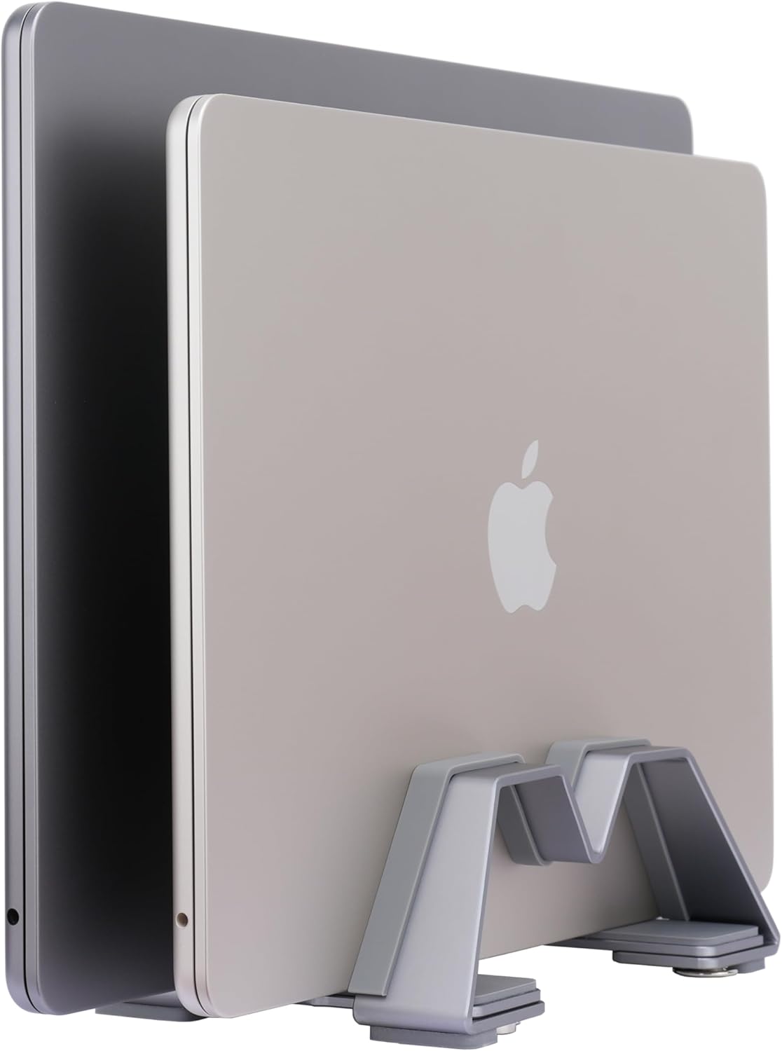 Adjustable Vertical Laptop Stand - Aluminum, Universal Fit for All Laptops (10-30mm Thickness) - Fashion Design, Adjustable Width, Anti-Slip & Scratch-Resistant, Patented Design