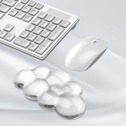 Gel Cloud Keyboard and Mouse Wrist Rest, Cute Wrist Support and Arm Support Keyboard Rest for Keyboard and Mouse Typing Pain Relief，Suitable for Office/Computer/Laptop/Gaming (Pink)