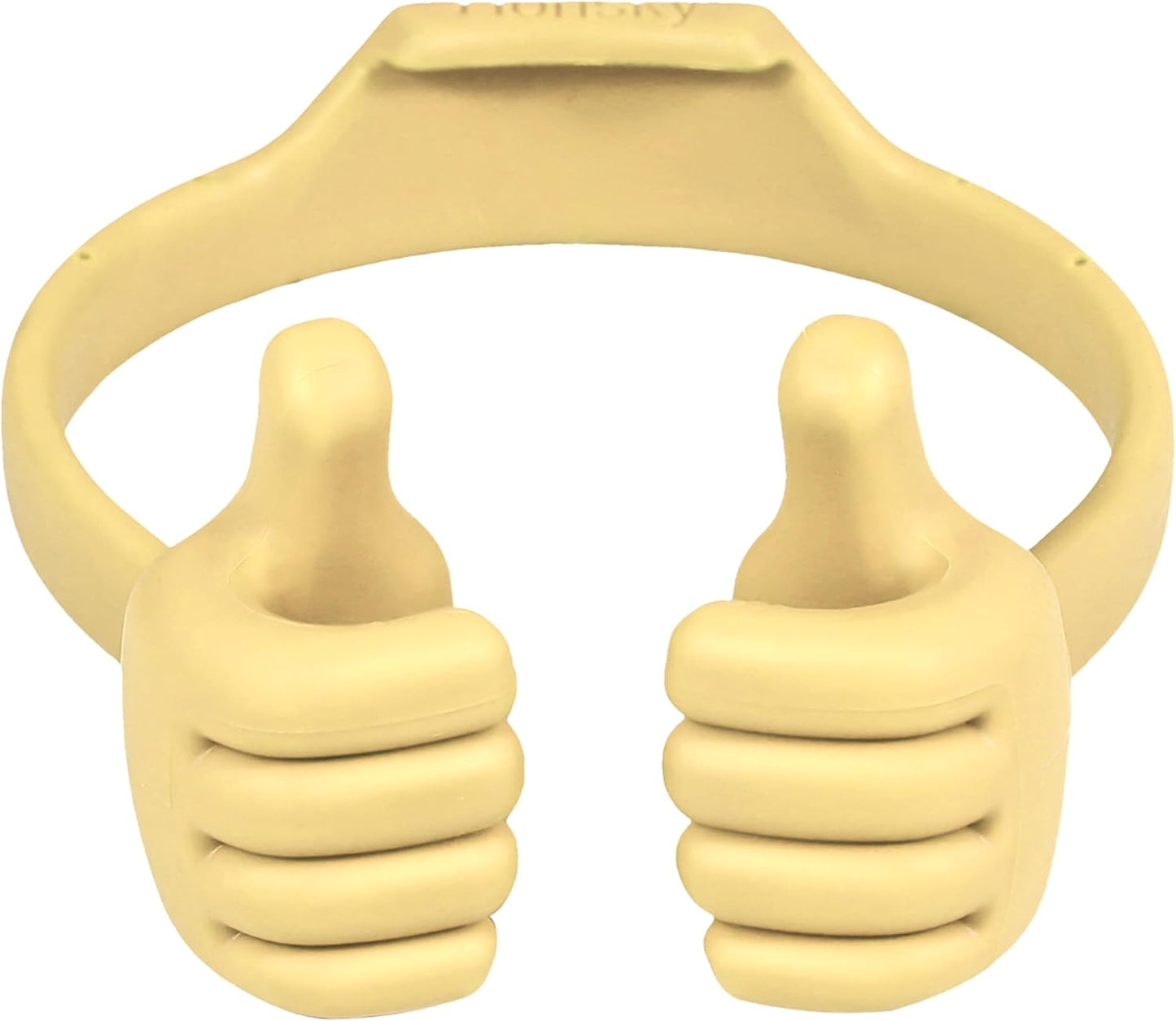 Honsky Thumbs-up Cell Phone Stand Holder,Tablet Stand Cradle for Desk Desktop Smartphone Cellphone Mobile Phone,Tablets - Universal, Adjustable Flexible,Blue