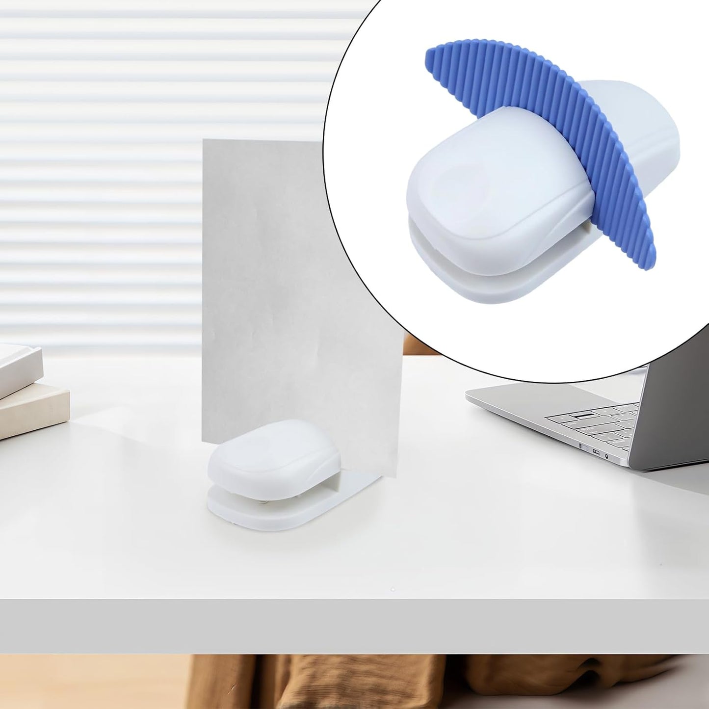 A4 Document Holder 3Pcs, Can Hold 15 Sheets of Paper for Typing & Reading, Press Type ABS Portable Copies Stand Desktop Paper Stand