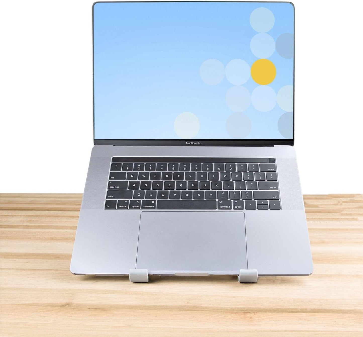 StarTech.com Foldable Laptop Riser Stand, Portable Height Adjustable Ergonomic Laptop Stand, Ventilated Aluminum Frame Supports 22lb (10Kg), Tilt/Raised/Angled Laptop/Tablet Stand (Laptop-Riser-BAR)