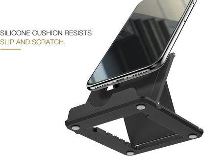 MoKo 2PCS Phone/Tablet Stand, Desktop Holder for 4-11" Device, Fit with iPhone 17/17 Air/17 Pro/17 Pro Max, iPhone 16/Pro/Pro Max/Plus, iPhone 15/Pro/Pro Max/Plus, iPhone 14/Pro/Pro Max/Plus
