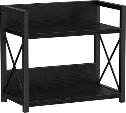 Giikin Countertop Shelf Organizer, 2 Tier Kitchen Spice Rack Organizer for Countertop, Wood Coffee Counter Shelf Organizer for Home (Bamboo, S)