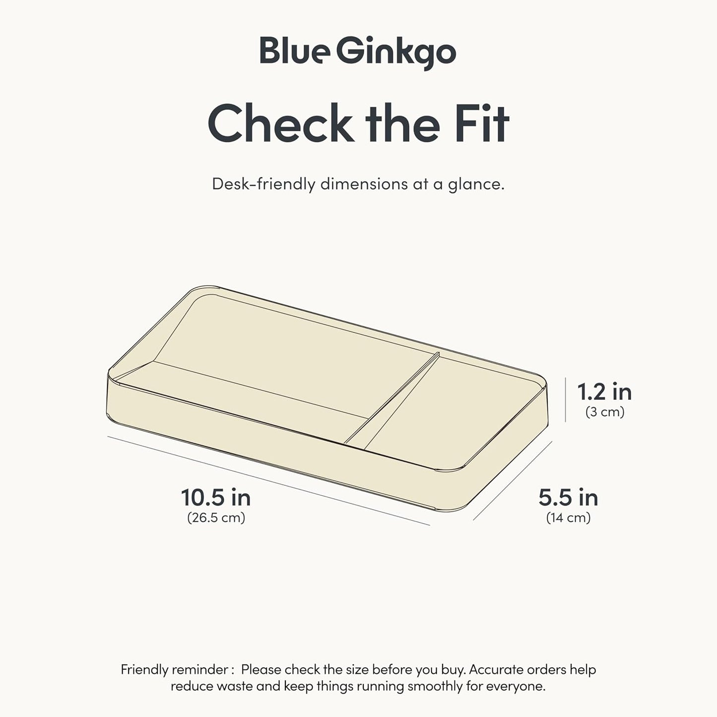 BLUE GINKGO Desk Holder – Korean-Made Office Organizer for Pencils, Pens, Notes, and Desk Supplies (White)