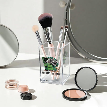Everything is Figureoutable Acrylic Cosmetic Pencil Pen Holder Cup, Emotional Dumpster Fire Pencil Pen Holder Cup, Therapy Gifts, Mental Health Gifts for Women Colleague Boss Teacher