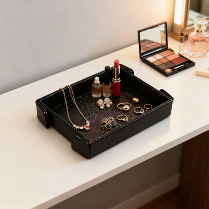 Valet Tray, Desktop Organizer and Catchall Tray for Keys, Wallet, Phone, Jewelry | Multi-Use Entryway Table, Desk & Nightstand Storage for Men & Women