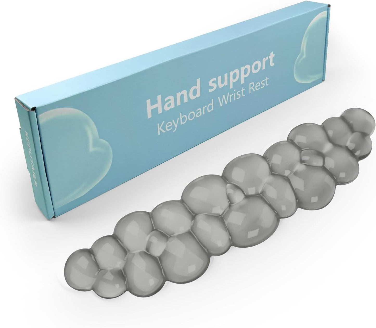Gel Cloud Keyboard and Mouse Wrist Rest, Cute Wrist Support and Arm Support Keyboard Rest for Keyboard and Mouse Typing Pain Relief，Suitable for Office/Computer/Laptop/Gaming (Pink)