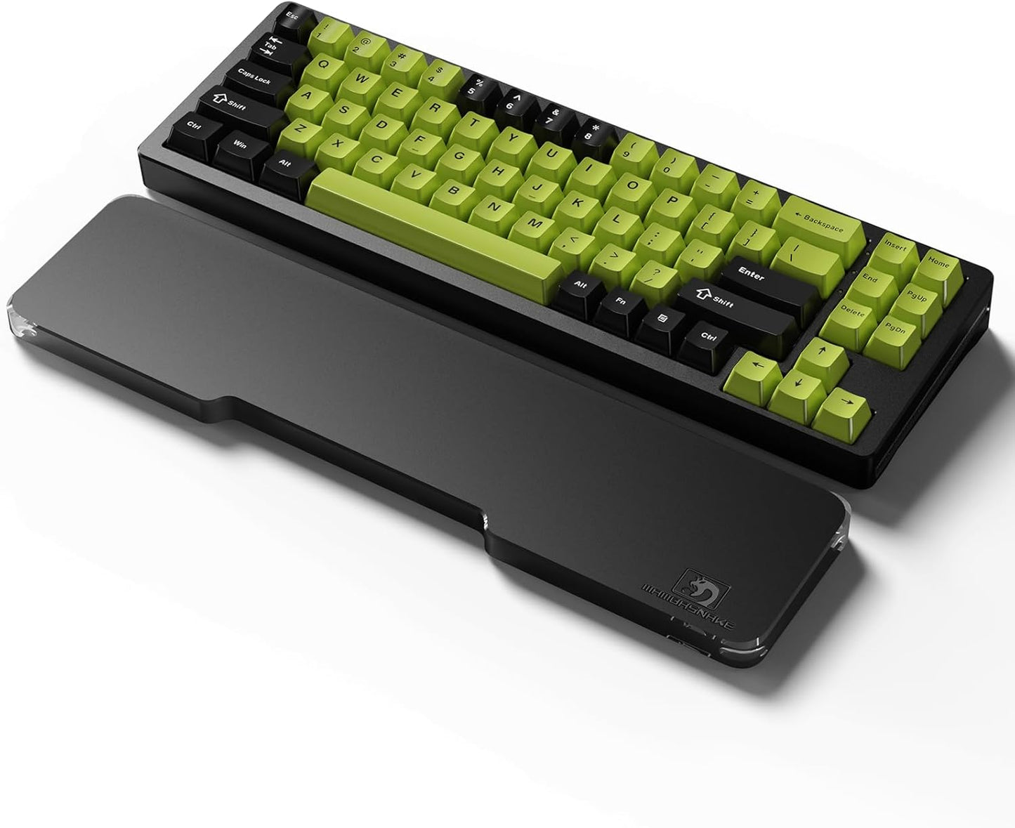 SELORSS Acrylic Keyboard Wrist Rest 98-Key Mechanical Keyboards Ergonomic Palm Rest for Computer Keyboard,Anti-Slip Base,Wrist Pad for Laptop,Office & Home-Easy Typing