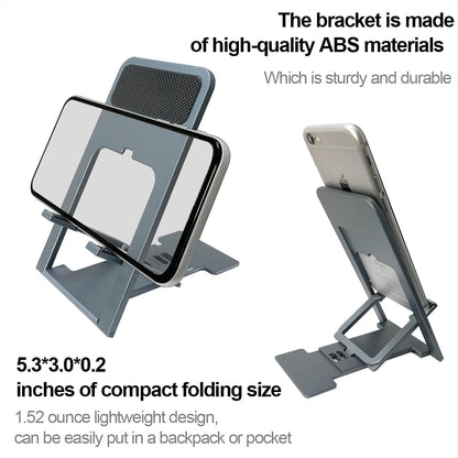 POQOD 2 Pack Cell Phone Stand, Foldable Phone Holder for Desk Compatible with Phone 15 14 13 12 11 Pro Xs Xs Max Xr X 8, Nintendo Switch, All Phones, Black & White