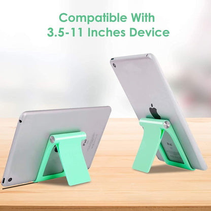 Cell Phone Stand Holder Multi-Angle Adjustable Phone Desk Stand Tablet Holder for iPhone 17 16 15 14 13 12 11 Pro Max XS XR 8 Plus 6 7 Galaxy S22 S21 S20 S10 S9 Edge Android Smartphone