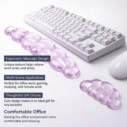 Ultimate Cute Ergonomic Wrist Rest – Instant Relief, Cloud-Like Comfort, Premium Silicone & TPU, Ultra-Soft, Durable, Gift-Boxed for Office, Study, Gaming & More