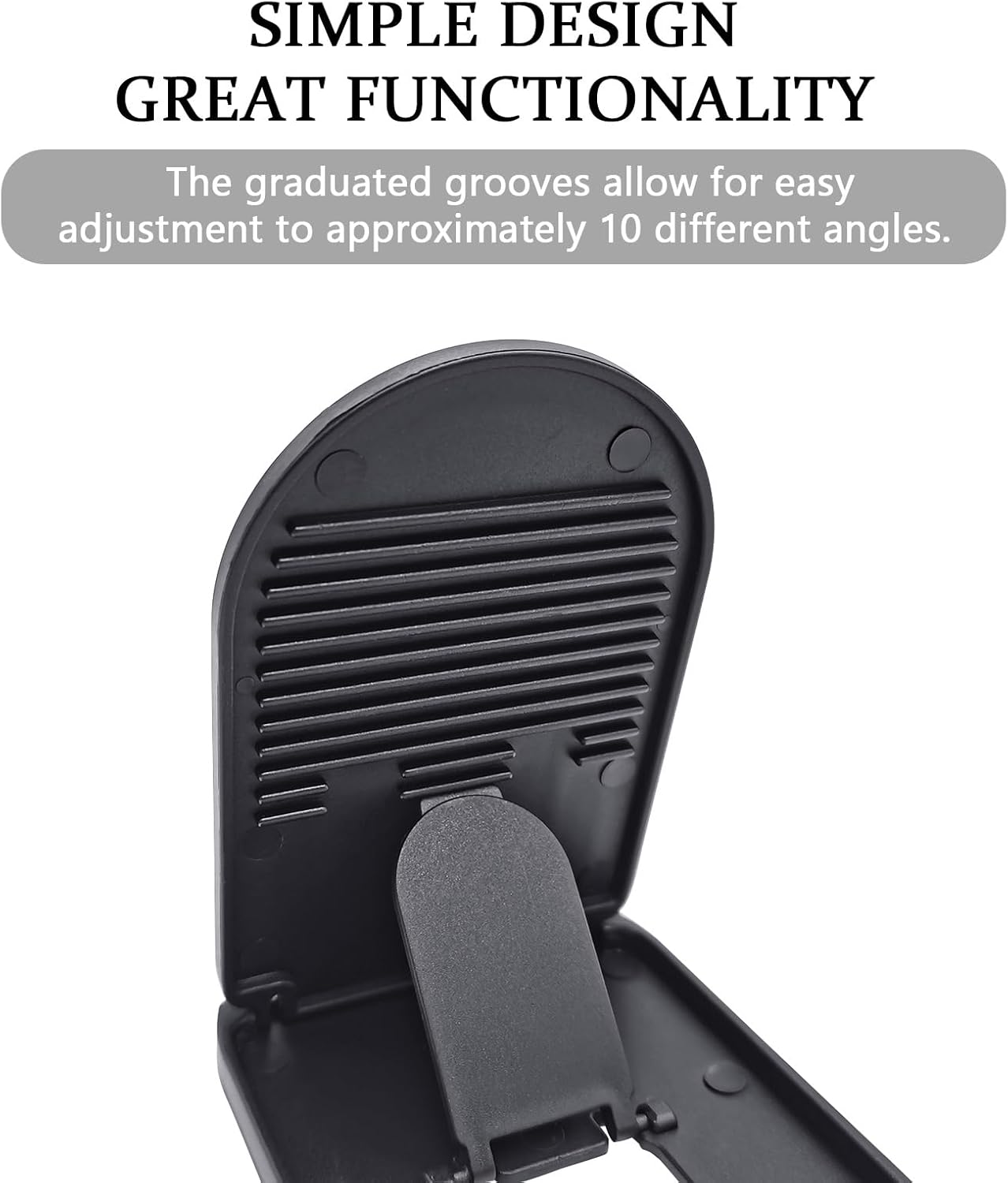 Cell Phone Stand，2Pack Portable Foldable Desktop Cell Phone Holder, Adjustable Universal Multi-Angle Cradle Stands for Tablet iPad iPhone 15 14 13 12 11 X/xr/xs max Samsung Galaxy, Black and White