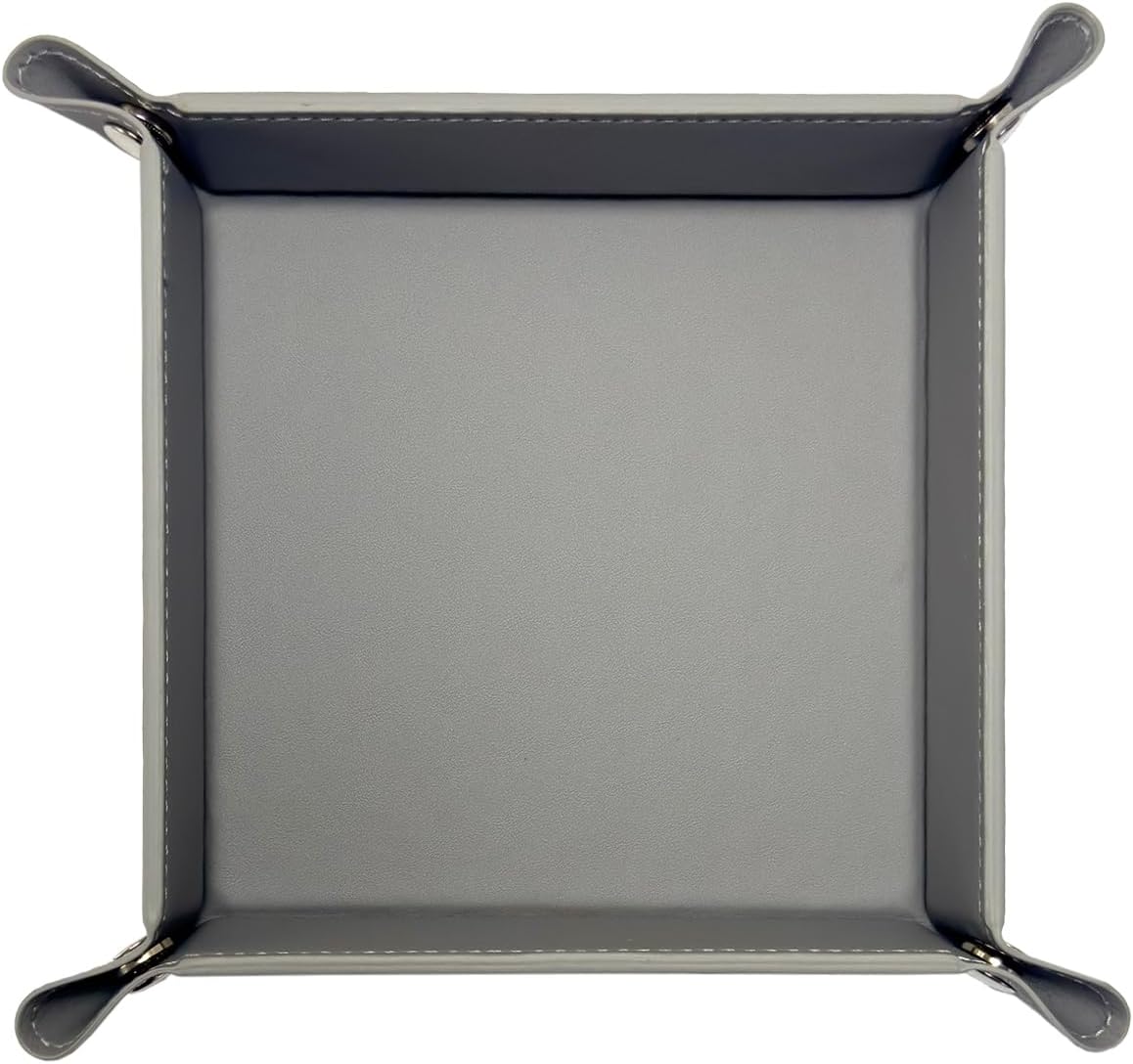 UnionBasic Medium Valet Tray, Jewelry Tray for Rings Watches Earrings, Entryway Catchall Caddy for Coins Keys Change, Nightstand Bedside Valet Holder, Trays for Electronic Gadgets, Candy Pink Plus - Colors B