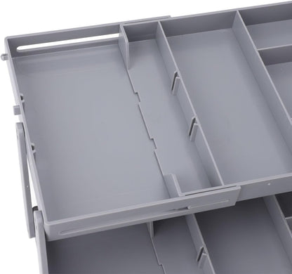 Multi Level Drawer Organizer, Expandable Folding Smart Drawer Organizer Makeup Organizer For Drawer Smart Drawer Organizer Kitchen Gadgets Utensils for Jewelry, Office Drawers (3