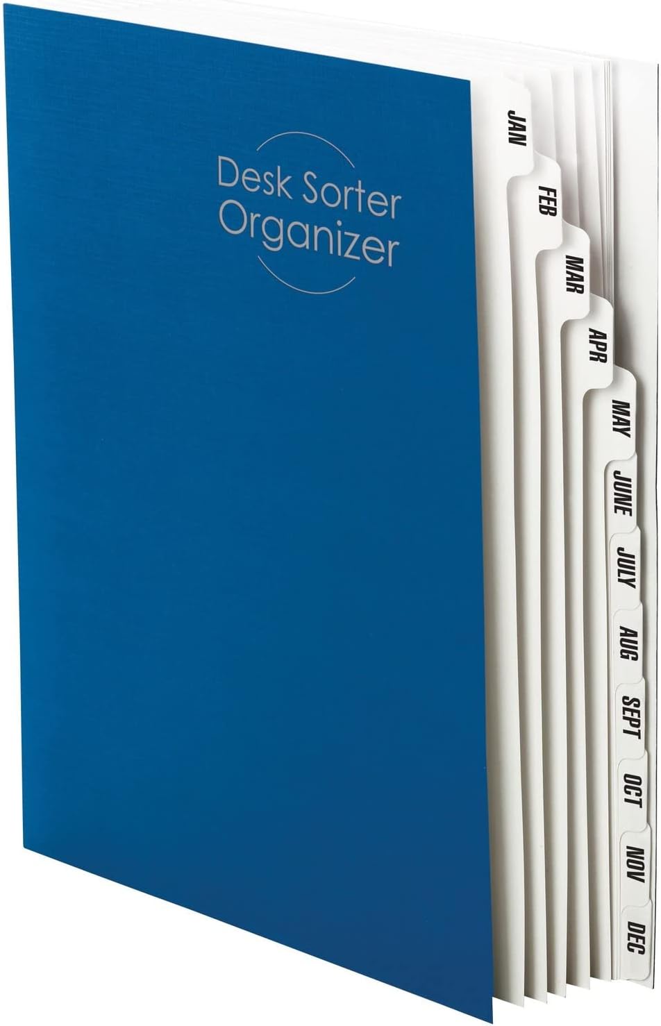 Smead Expandable Desk File Sorter, Alphabetical A–Z Organizer, 20 Laminated Index Dividers, Letter Size, Rosewood (89214)
