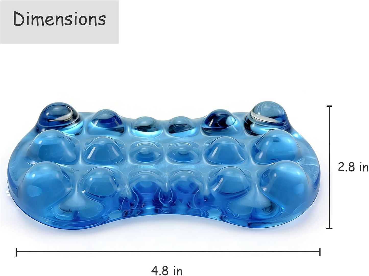 Ergonomic Massage Wrist Pad, Gel Wrist Rest for Mouse & Keyboard - Comfort Support for All-Day Gaming, Office Work, and Computer Use