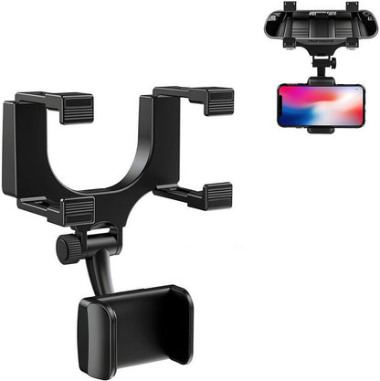 Foldable Phone Stand for Desk | Six Position Adjustable Folding Bracket for Cell Phone | Black Cellphone Holder for Desk & Smartphone Stand | Cellphone & Accessories for Men & Women
