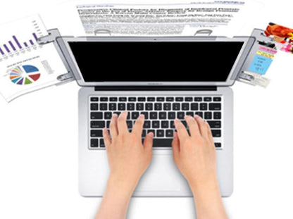 Document Holder Clip Copy Holder for Typing Document Paper Holder for Laptops Desk Monitors