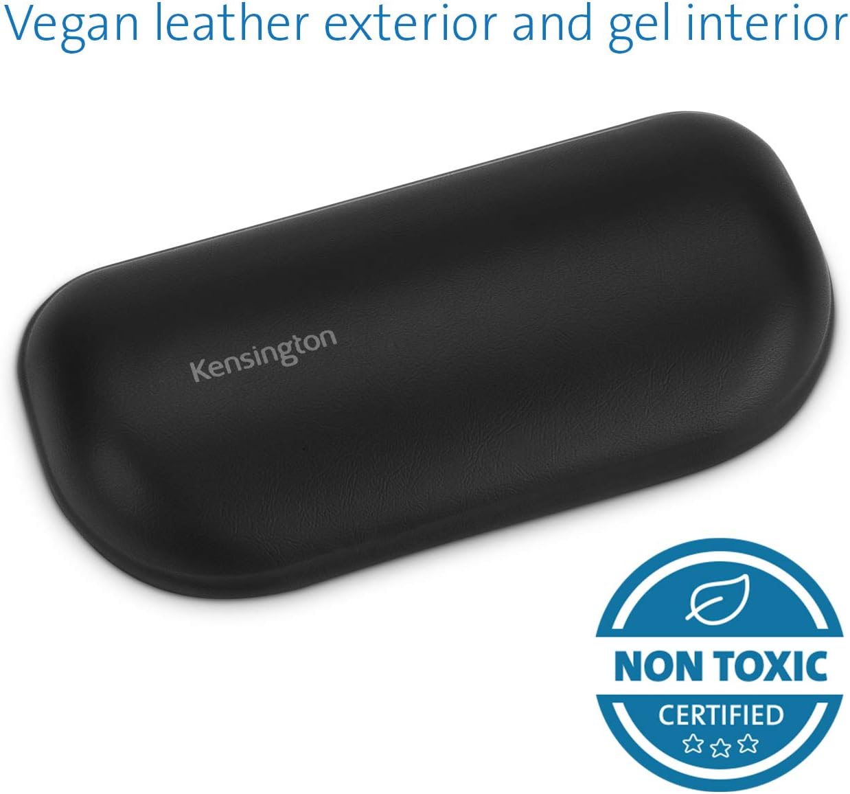 Kensington ErgoSoft Wrist Rest for Slim, Compact Keyboards, Black (K52801WW), 3.9 x 0.4 x 11.1 inches
