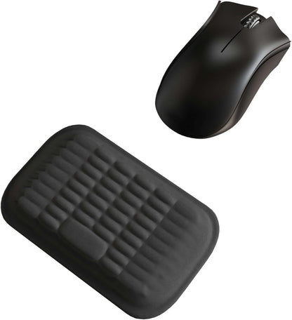 MEKASS Keyboard Wrist Rest, Soft Memory Foam Wrist Support for Keyboard, Keyboard Hand Rest Pad for Wrist Pain Relief, Keyboard Wrist Guard for Long Hours of Work, Gaming, Studying（Classic Black）