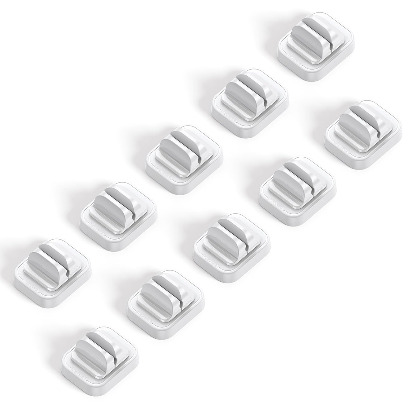 5Pack Cable Spring Holder Clips, Cord Organizer for Desk - Lamicall Adjustable Cord Wire Holder Keeper, Phone Charger Organizer Clips, Wire Cable Management for Nightstand Wall Car Office Desktop