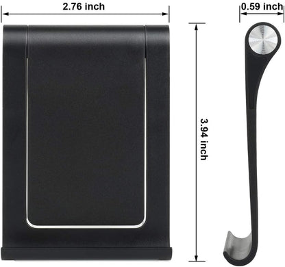 Cell Phone Stand Holder Multi-Angle Adjustable Phone Desk Stand Tablet Holder for iPhone 17 16 15 14 13 12 11 Pro Max XS XR 8 Plus 6 7 Galaxy S22 S21 S20 S10 S9 Edge Android Smartphone