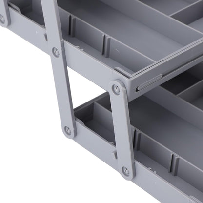 Multi Level Drawer Organizer, Expandable Folding Smart Drawer Organizer Makeup Organizer For Drawer Smart Drawer Organizer Kitchen Gadgets Utensils for Jewelry, Office Drawers (3