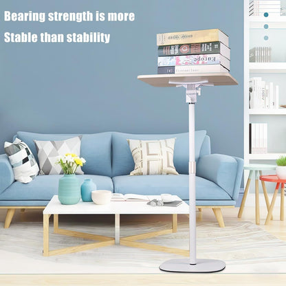 Bamboo Book Stand with Page Clips - Adjustable Holder for Cookbooks/Textbooks, Stable Lightweight Portable Reading Desk (Natural Bamboo)