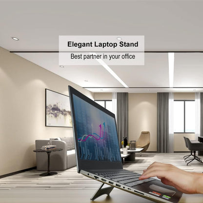 Laptop Stand, Adjustable Angle Aluminum Stand for laptops 10"-15.6"