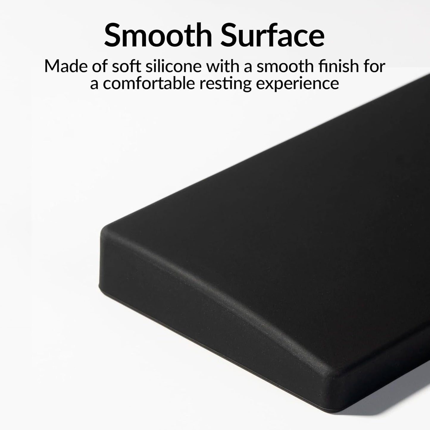 Ergonomic Silicone Wrist Rest for Keychron K8 / K8 Pro / K8 Max / K8 HE/ C1 / C1 Pro / L4, 14.09" Honeycomb Non-Slip Palm Rest, 80% TKL Mechanical Keyboards Support with Typing Pain Relief