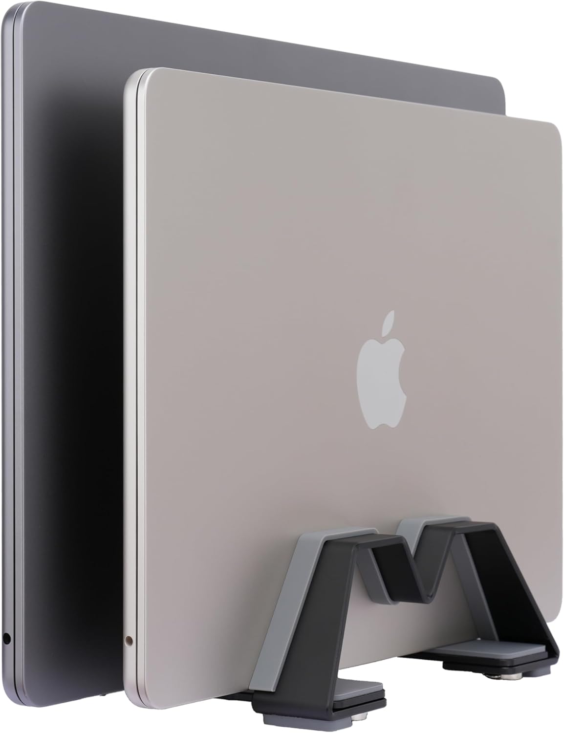 Adjustable Vertical Laptop Stand - Aluminum, Universal Fit for All Laptops (10-30mm Thickness) - Fashion Design, Adjustable Width, Anti-Slip & Scratch-Resistant, Patented Design