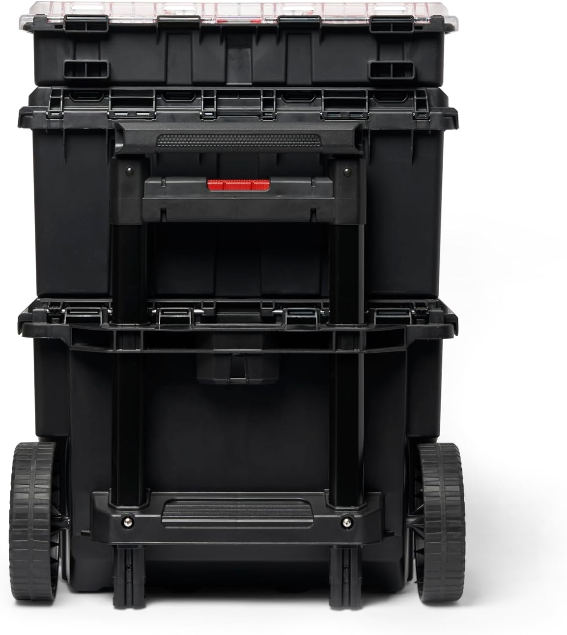 Keter Stack-n-Roll Two Drawer Tool Box for Small Parts and Power Tool Accessories, Fits Keter Modular Tool Storage System