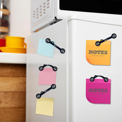 SUNFICON Magnetic Cable Clips Cable Organizers Earbuds Cords Clips Bookmark Whiteboard Noticeboard Fridge Magnets USB Cable Managers Keepers Ties Straps for Home Kitchen,Office,School,5 Pack White