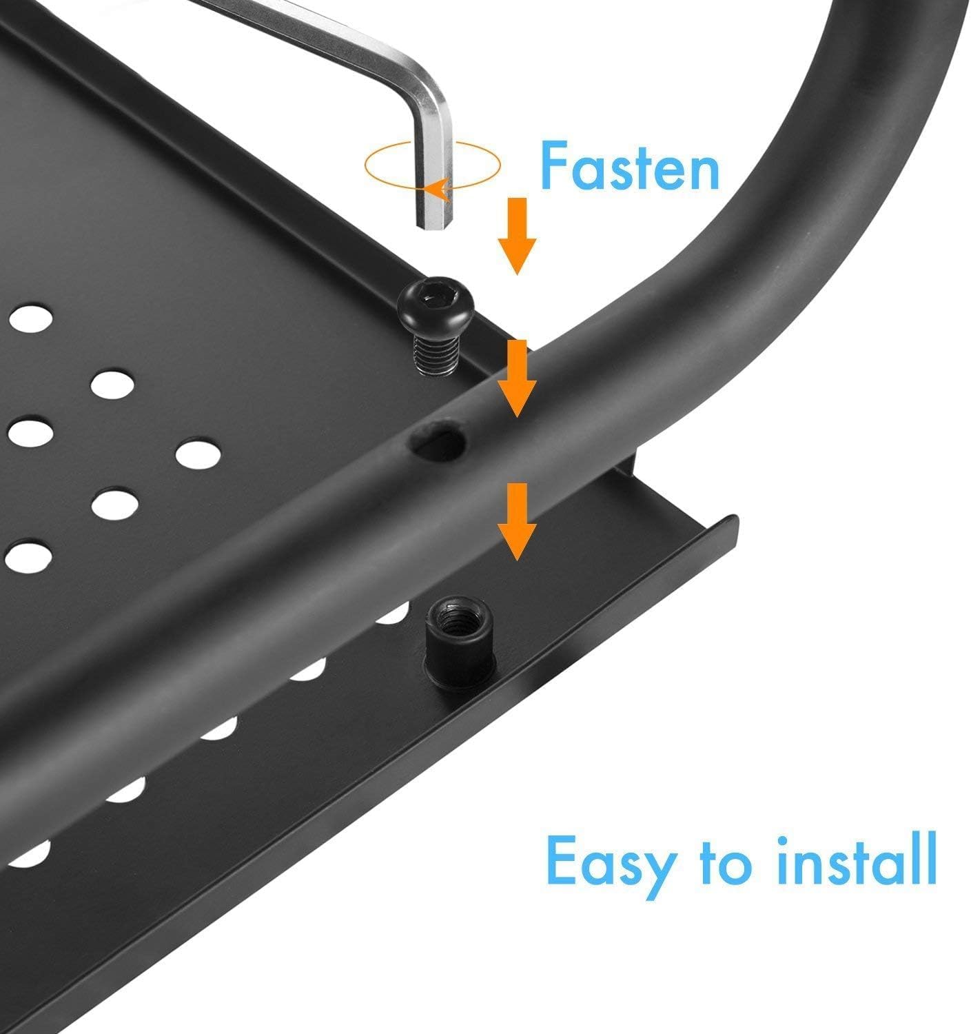 HUANUO Monitor Riser for Desk, Desk Organizer,Laptop Shelf w/Vented for Screen, Computer Stand for PC, Printer, for Home & Office