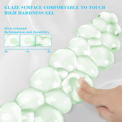 Gel Cloud Keyboard and Mouse Wrist Rest, Cute Wrist Support and Arm Support Keyboard Rest for Keyboard and Mouse Typing Pain Relief，Suitable for Office/Computer/Laptop/Gaming (Pink)