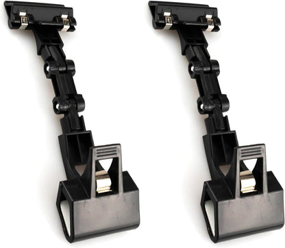 2-Pack Adjustable File Holder, Flexible File Holder Folding Paper Copy Holder Rotating Clip Convenient Artist Supply Holder for Computer Monitors
