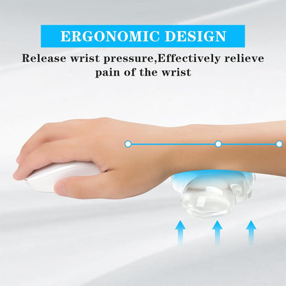 Gel Cloud Keyboard and Mouse Wrist Rest, Cute Wrist Support and Arm Support Keyboard Rest for Keyboard and Mouse Typing Pain Relief，Suitable for Office/Computer/Laptop/Gaming (Pink)