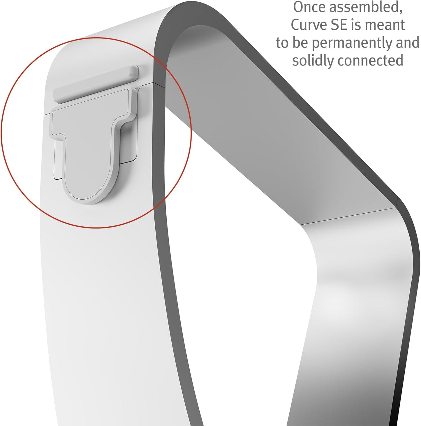 Twelve South Curve SE Ergonomic Aluminum Laptop and MacBook Stand with Anti-Slip Silicone to Prevent Scratching | Compatible with 11" to 17” laptops