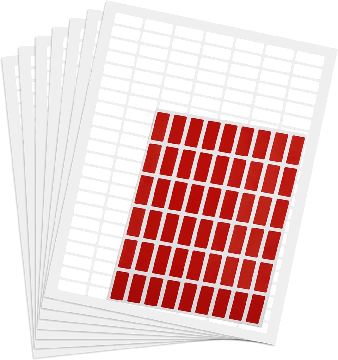 White Rectangular Labels + Bonus Color Labels - Value Pack - 1138 Pack