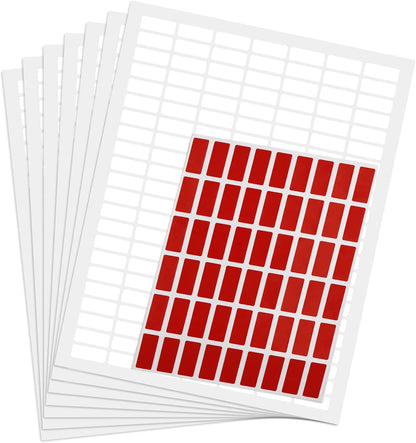 White Rectangular Labels + Bonus Color Labels - Value Pack - 1138 Pack
