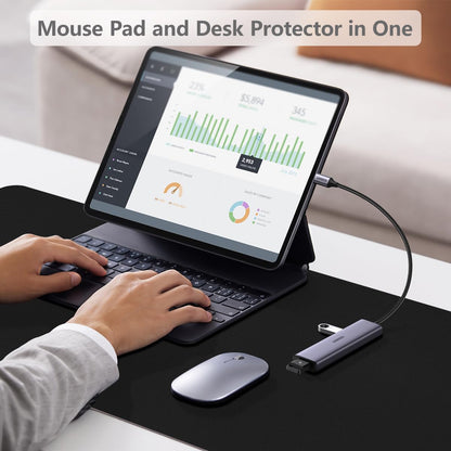 Wrist Rest for Computer Keyboard and Mouse, Ergonomic Design Wrist Support Pad for Keyboard, Soft Memory Foam Desk Pads Support Hand and Arm Easy Typing Pain Relief, 2 Piece Pad, Cream Pink